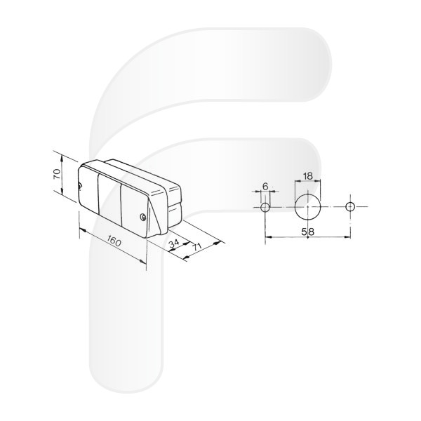 REAR LAMPS REVERSE MULTIFUNCTION LEFT